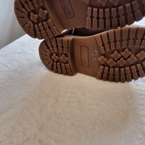 U.S. Polo Assn. Tan and Black Lace-Up Boots Size 11 Boys